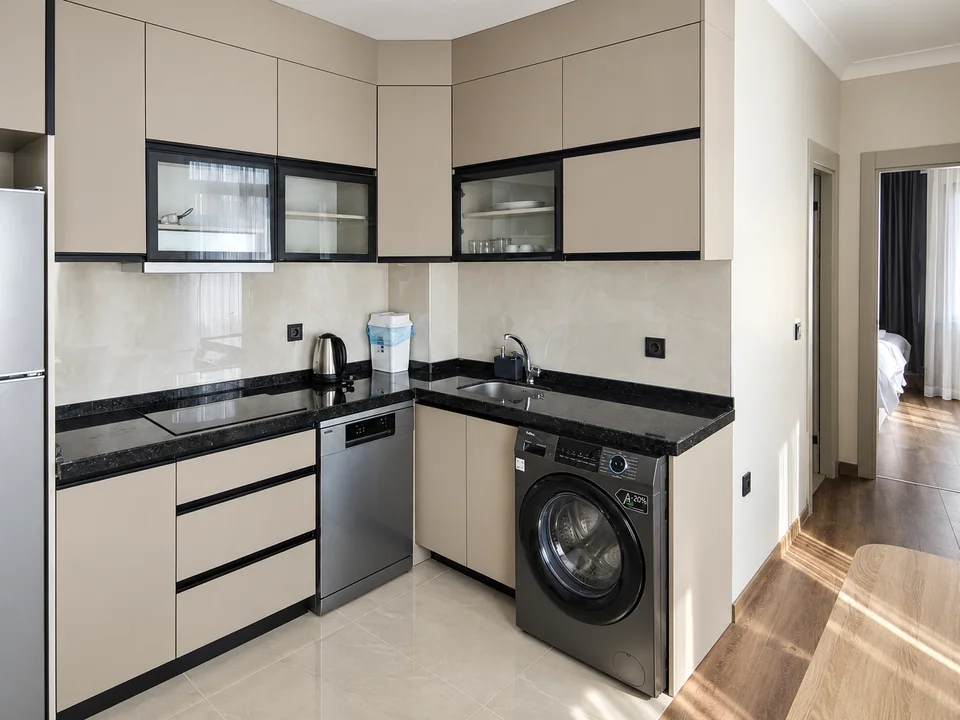 Akay Rezidans 65 m² 1+1 daire: mutfak
