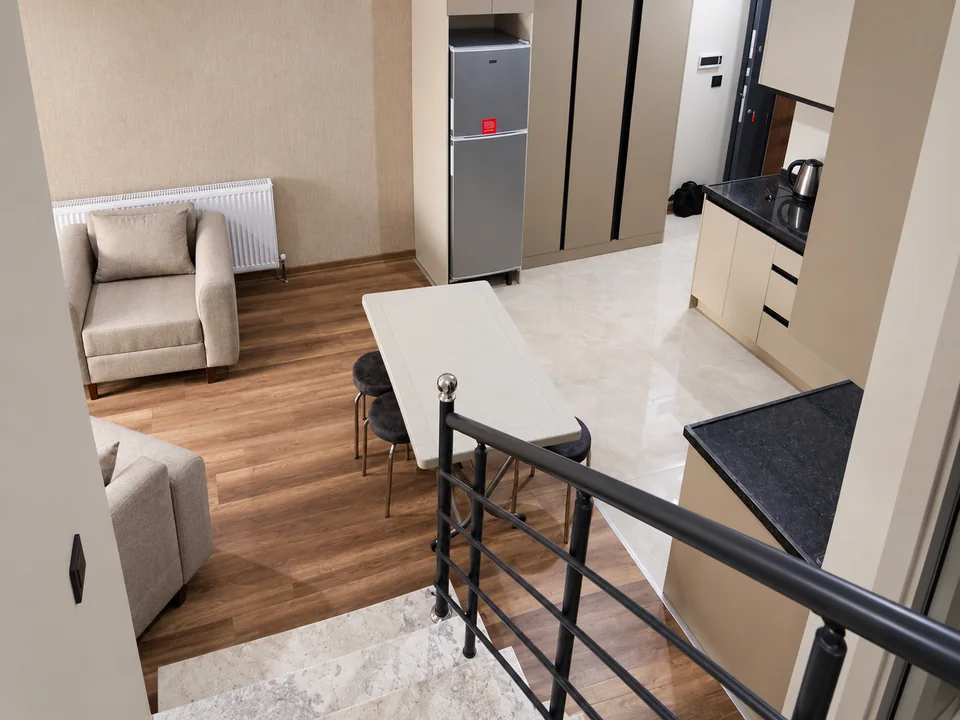 Akay Rezidans 75 m² 2+1 dubleks daire: üst kattan görünüm